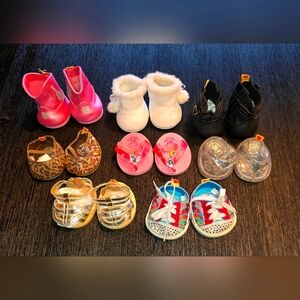 Vintage Build-a-Bear shoe pairs